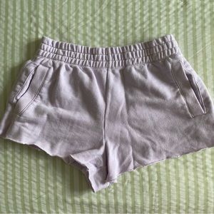 AERIE purple sweat shorts